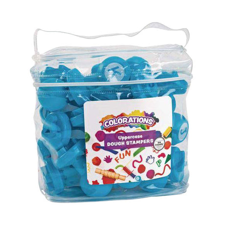 Colorations - tampons en argile lettres majuscules, 26 pcs.