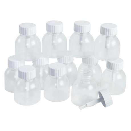 Colorations - pots de colle réutilisables avec pinceaux, 12 pcs.