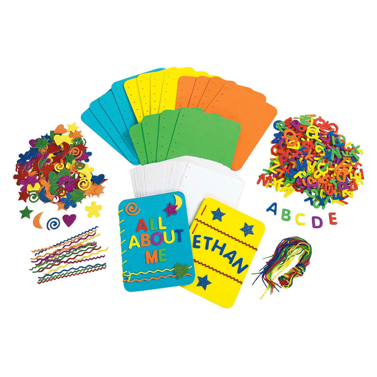 Colorations - réalisez votre propre journal en mousse, 12 pièces