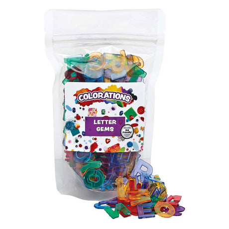 Colorations - lettre majuscule colorée, 260pcs.