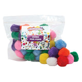 Colorations - pompons colorés 5cm, 50pcs.