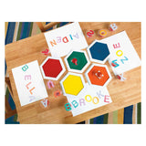 Colorations - tampons lettres majuscules à prise facile, 26 pcs.