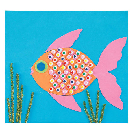 Colorations - yeux écarquillés colorés, 1000pcs.
