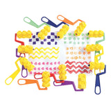 Colorations - rouleaux en mousse - motifs de peinture, 12 pcs.