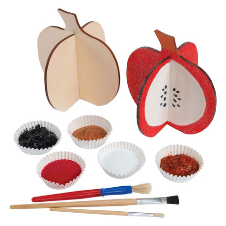 Colorations - construisez votre propre citrouille en bois 3D, 6 parties.