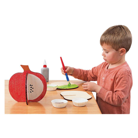 Colorations - construisez votre propre citrouille en bois 3D, 6 parties.
