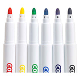 Colorations - feutres textiles couleurs primaires - 6 couleurs