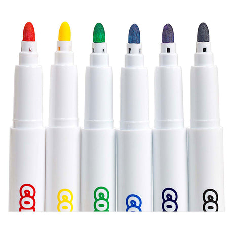 Colorations - feutres textiles couleurs primaires - 6 couleurs