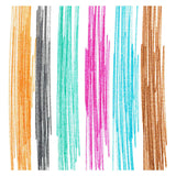 Colorations - marqueurs textiles couleurs tropicales - 6 couleurs