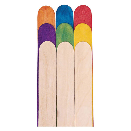 Colorations - bâtons d'artisanat en bois, 500 pcs.