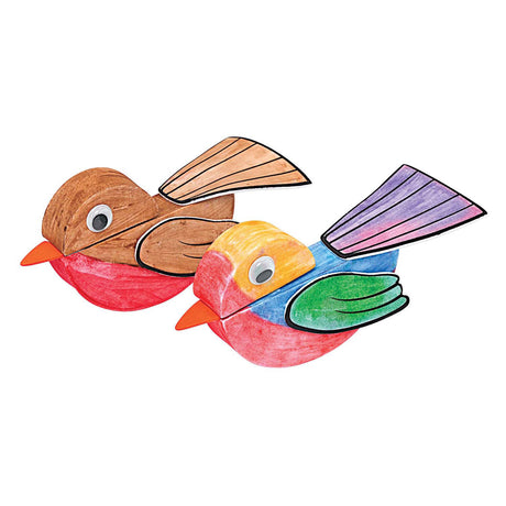 Colorations - ensemble de bricolage pour oiseaux, 12 pcs.
