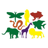 Colorations - figures à gratter formes d'animaux - 48 pcs.