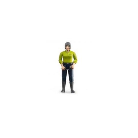 Bruder b-world figure femme pantalon bleu