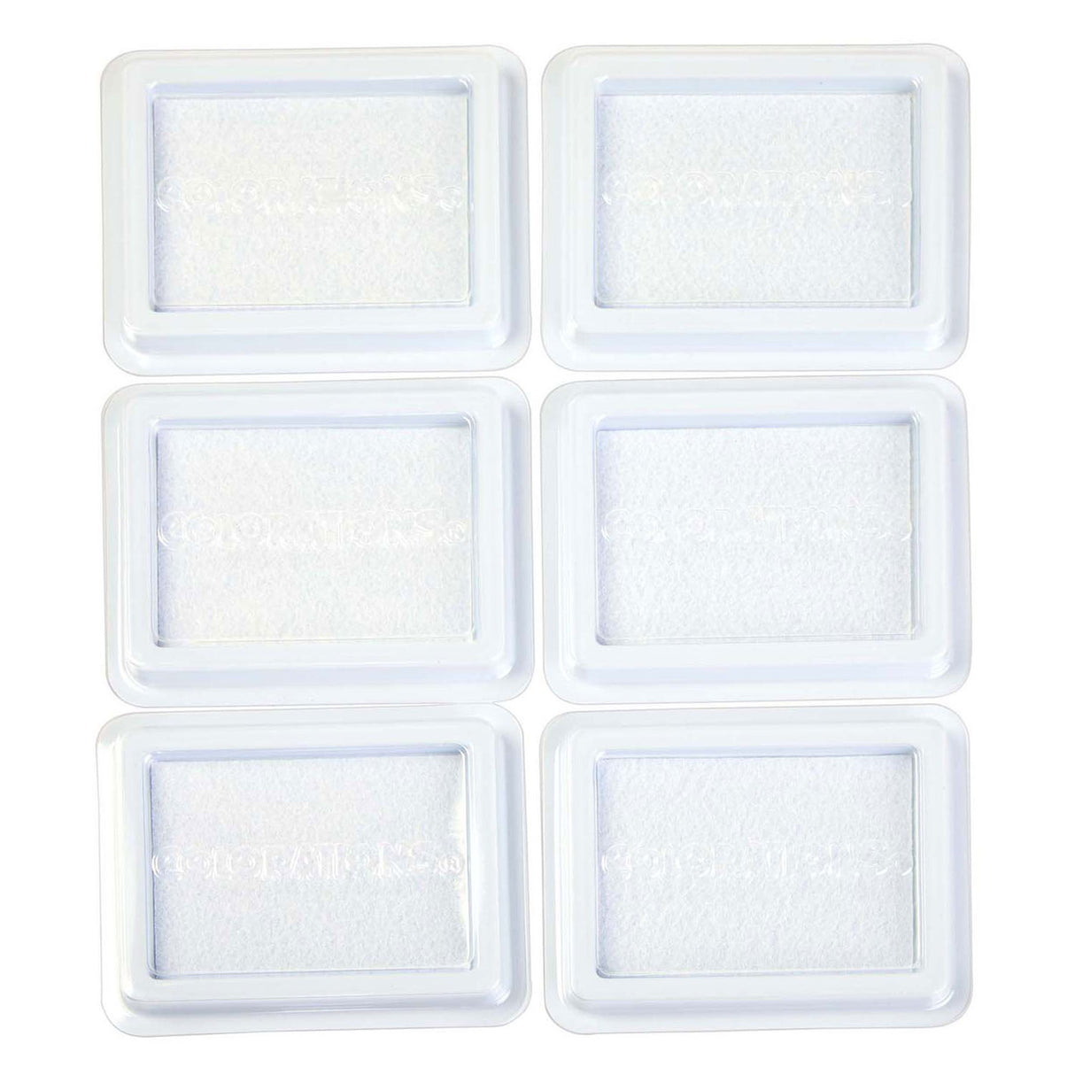 Colorations - tampons encreurs vides, 6 pcs.