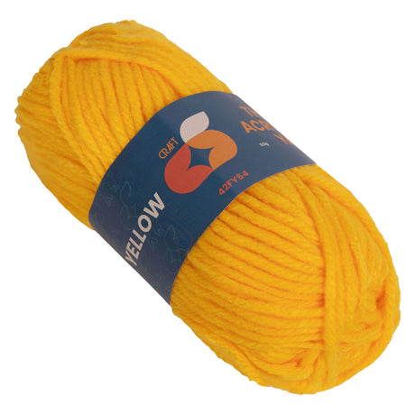 Colorations - fil acrylique 4 mm - 50gr - jaune