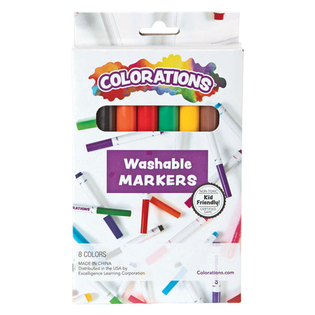 Feutres lavables Colorations, 8 pcs.