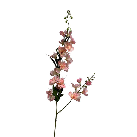 Roberts collection fleur artificielle delphinium real touch 105cm saumon