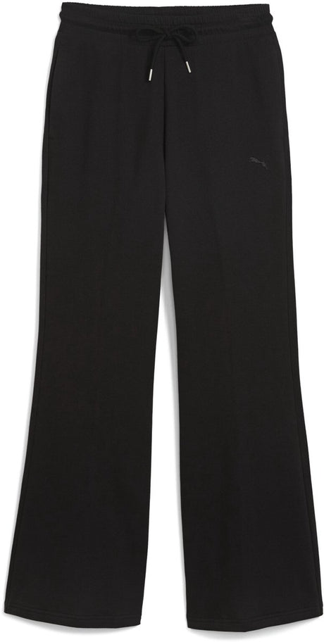Pantalon droit Puma Her Comfort taille haute fl on pour femme - noir
