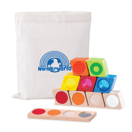 Blocs sensoriels en bois Wonderworld