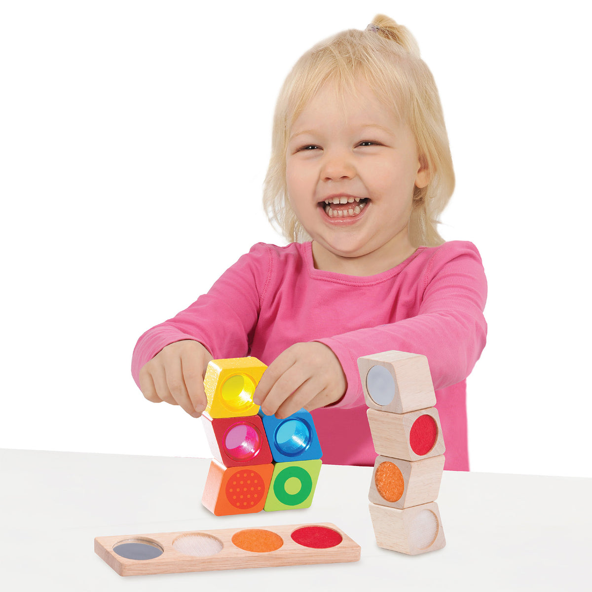Blocs sensoriels en bois Wonderworld