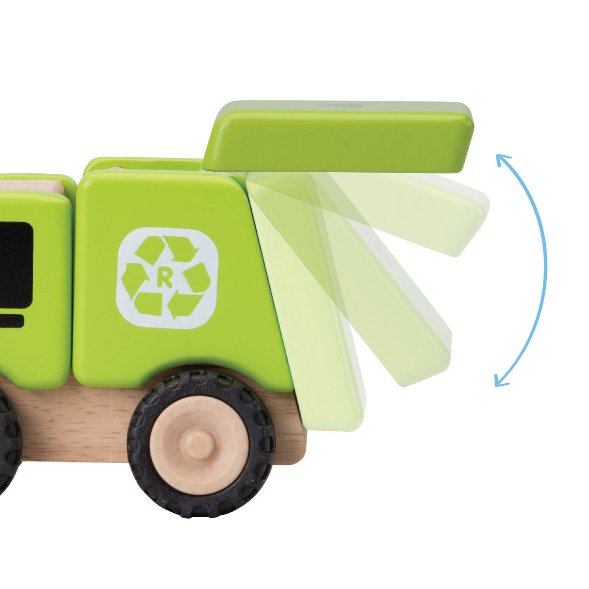 Wonderworld Wooden Garbage Truck