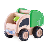 WonderWorld Wooden Mini Garbage Truck