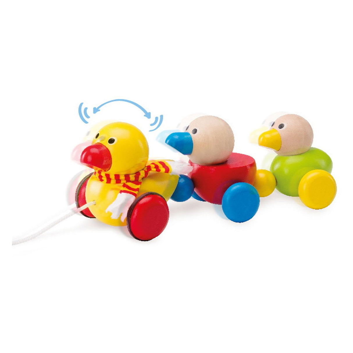 WonderWorld Wooden Trekins Family Duck