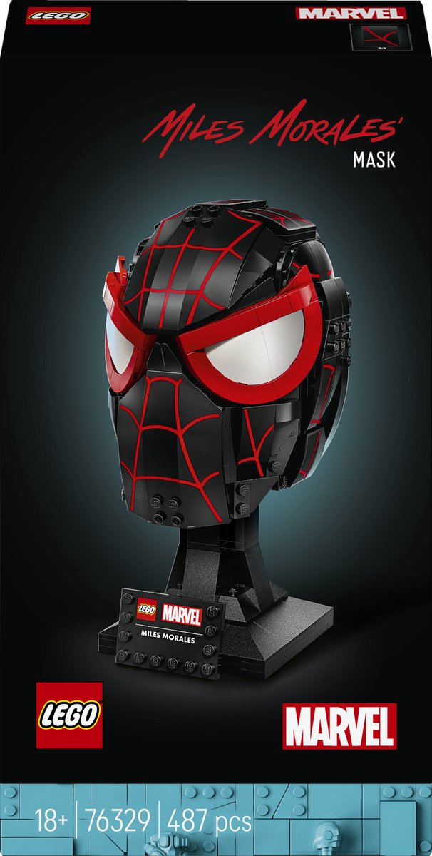 Masque Lego ® Marvel Miles Morales, jeu de construction - 76329