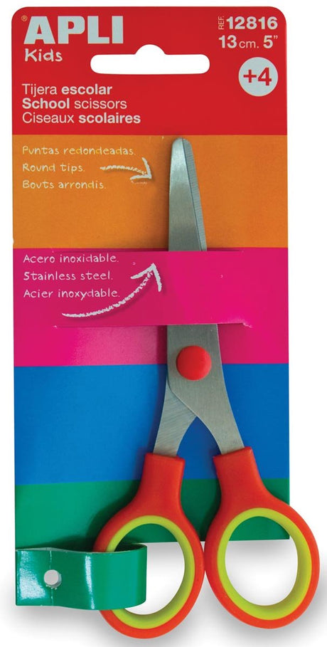 Apli kinderschaar - rood - 13 cm