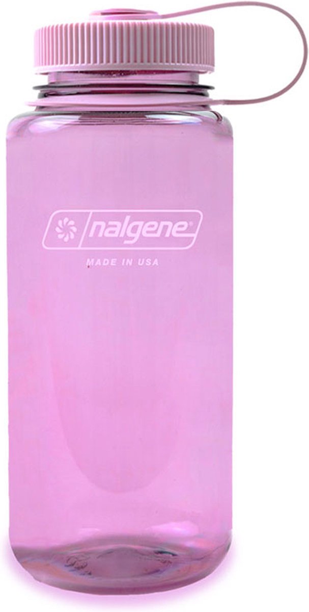 Nalgene - bouteille à large goulot - gourde - bouteille d'eau - étanche - 500 ml - sans bpa - sustain - fleur de cerisier