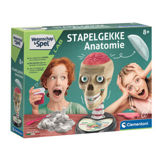 Jeu scientifique Clementoni - anatomie folle - boîte scientifique - laboratoire scientifique - à partir de 8 ans