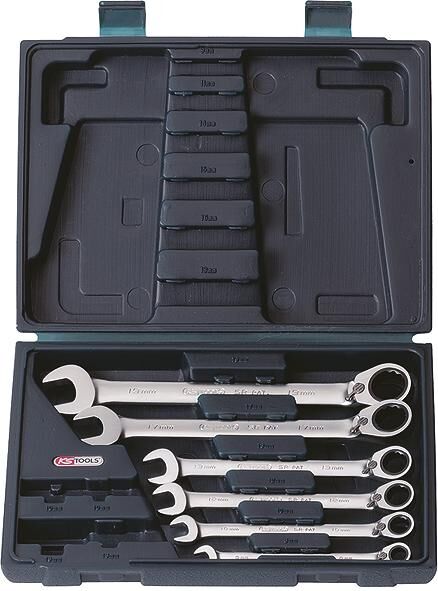 Ks tools ks-tools jeu de clés à cliquet gearplus jeu de clés à cliquet commutables 6 pcs.