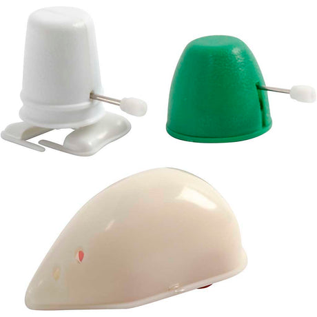 Mécanismes Creativ company pour figurines, h: 30+35+45 mm, 3 pièces 1 boîte