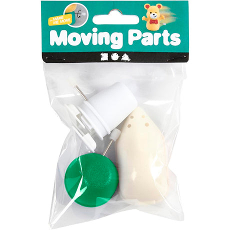 Mécanismes Creativ company pour figurines, h: 30+35+45 mm, 3 pièces 1 boîte