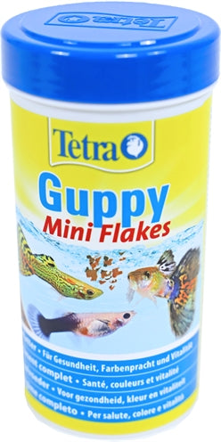 Tetra guppy ribja hrana vlokken