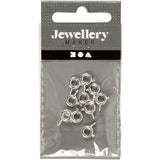 Fermoir à ressort Creativ company, d 6 mm, argent, 10 pièces 1 boîte