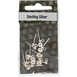 Creativ company boucles d'oreilles clous, L : 13 mm, argent, 10 pièces, 1 boîte