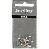 Perles à écraser Creativ company, d 2 mm, argent, 50 pièces 1 boîte