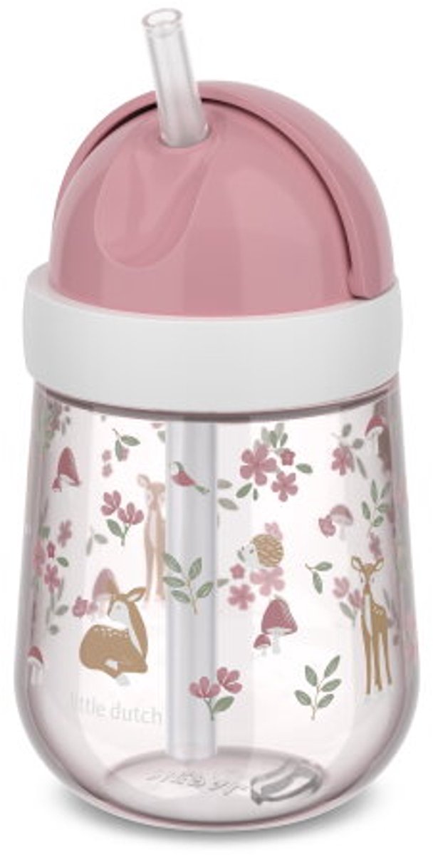 Gobelet en paille Mepal jardin féérique 300ml