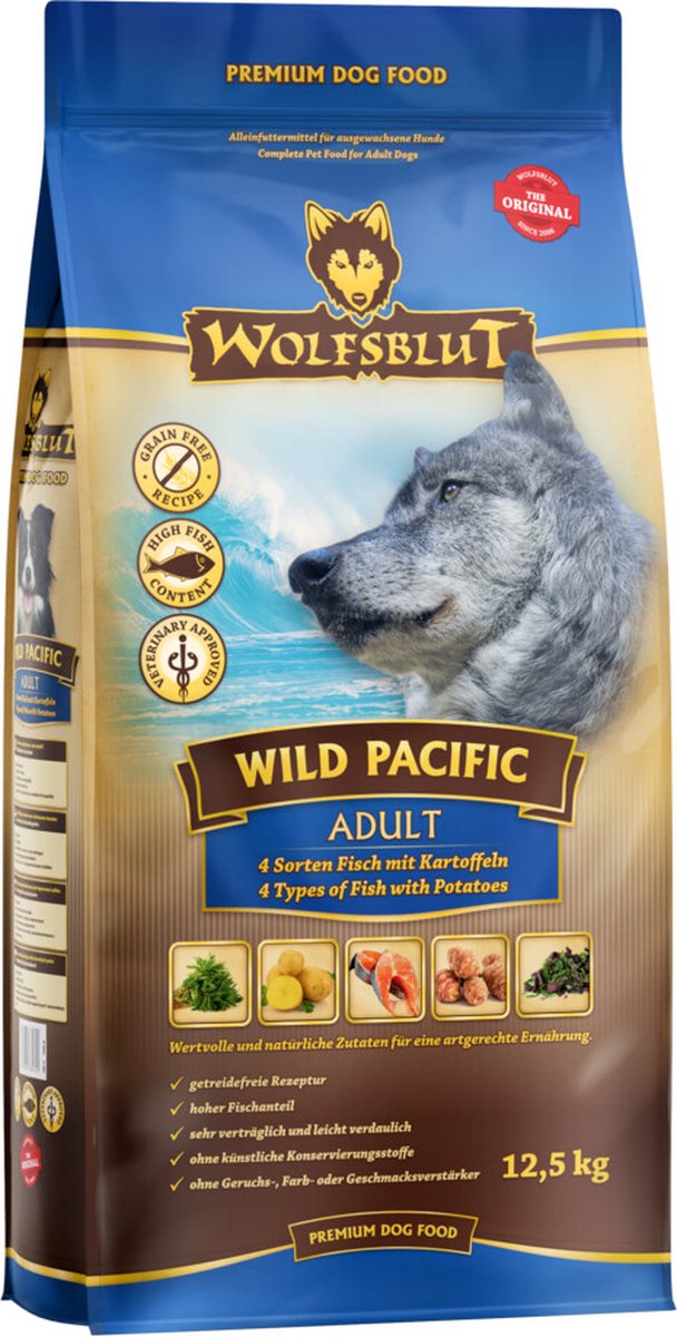 Wolfsblut sauvage du Pacifique adulte 12,5 kg
