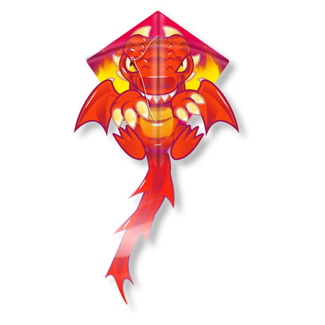 Kites Ready 2 Fly - Pop -Up Mini Nylon Vlieger Dragon