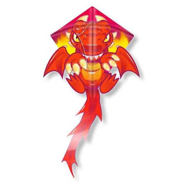 Kites Ready 2 Fly - Pop -Up Mini Nylon Vlieger Dragon