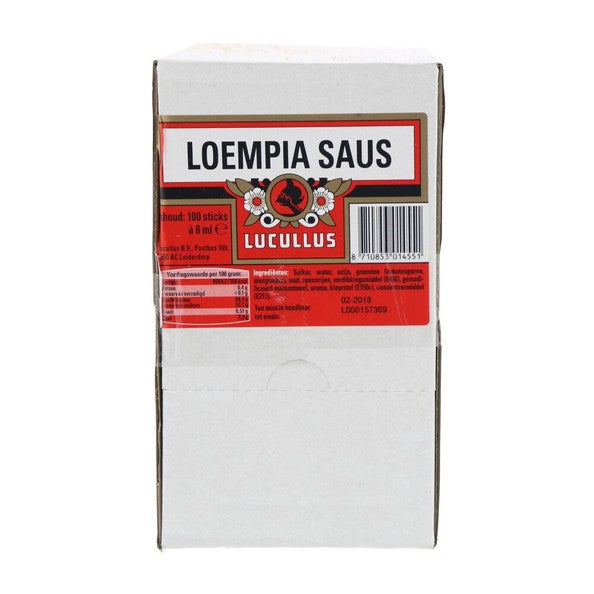 Bâtonnets de sauce pour rouleaux de printemps Lucullus (100x 8 ml)