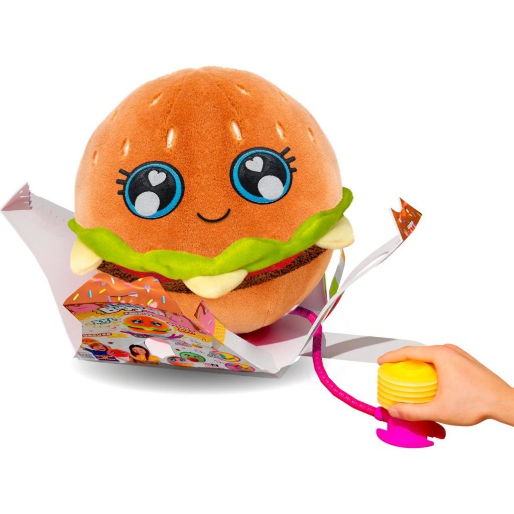 Spectron little biggies hamburger opblaasbare knuffel