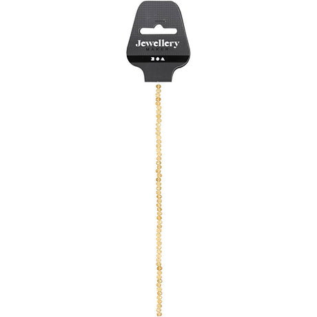 Creativ Company Facet Beads Yellow, 45th.