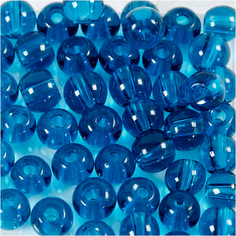 Creativ Company Glass Beads Turquoise, 45th.