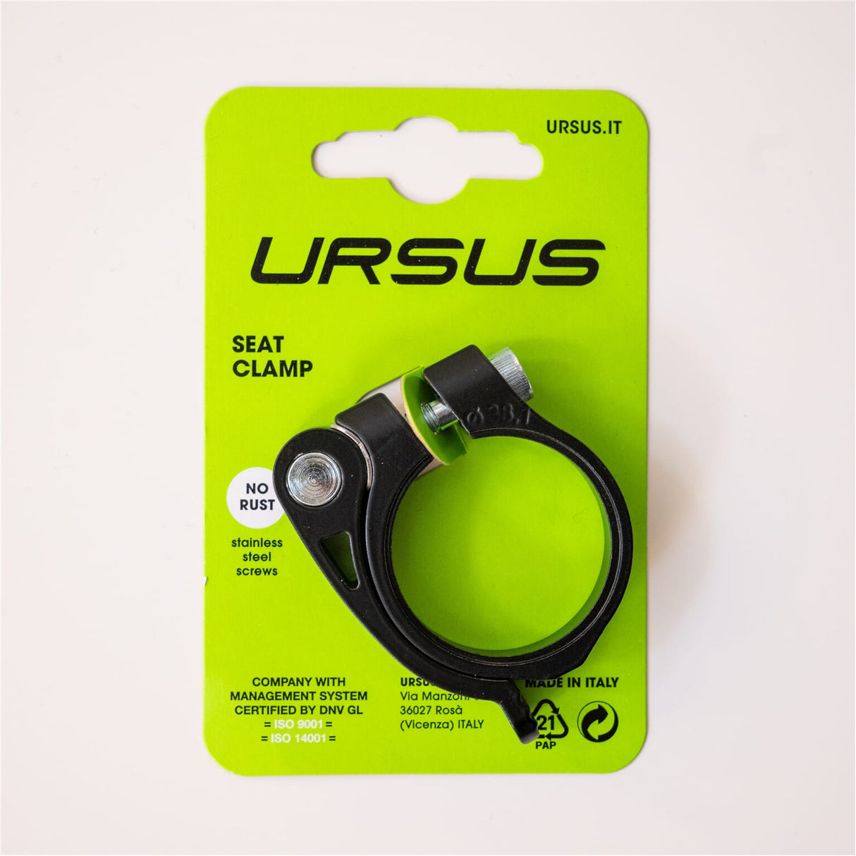 Ursus Seat Pap Clamp 38.1ø s pákou černou na mapě