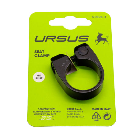 Collier de tige de selle Ursus ø31,8 mm aluminium - noir