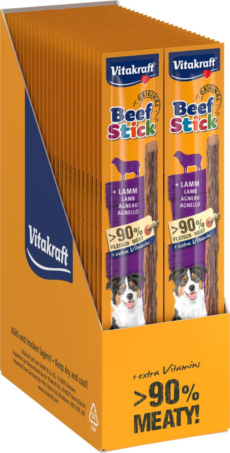 Bâtonnet de bœuf Vitakraft - agneau - 50 pièces x 12 grammes