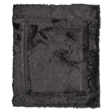 Wicotex tapis de bain uni gris foncé 60x90cm